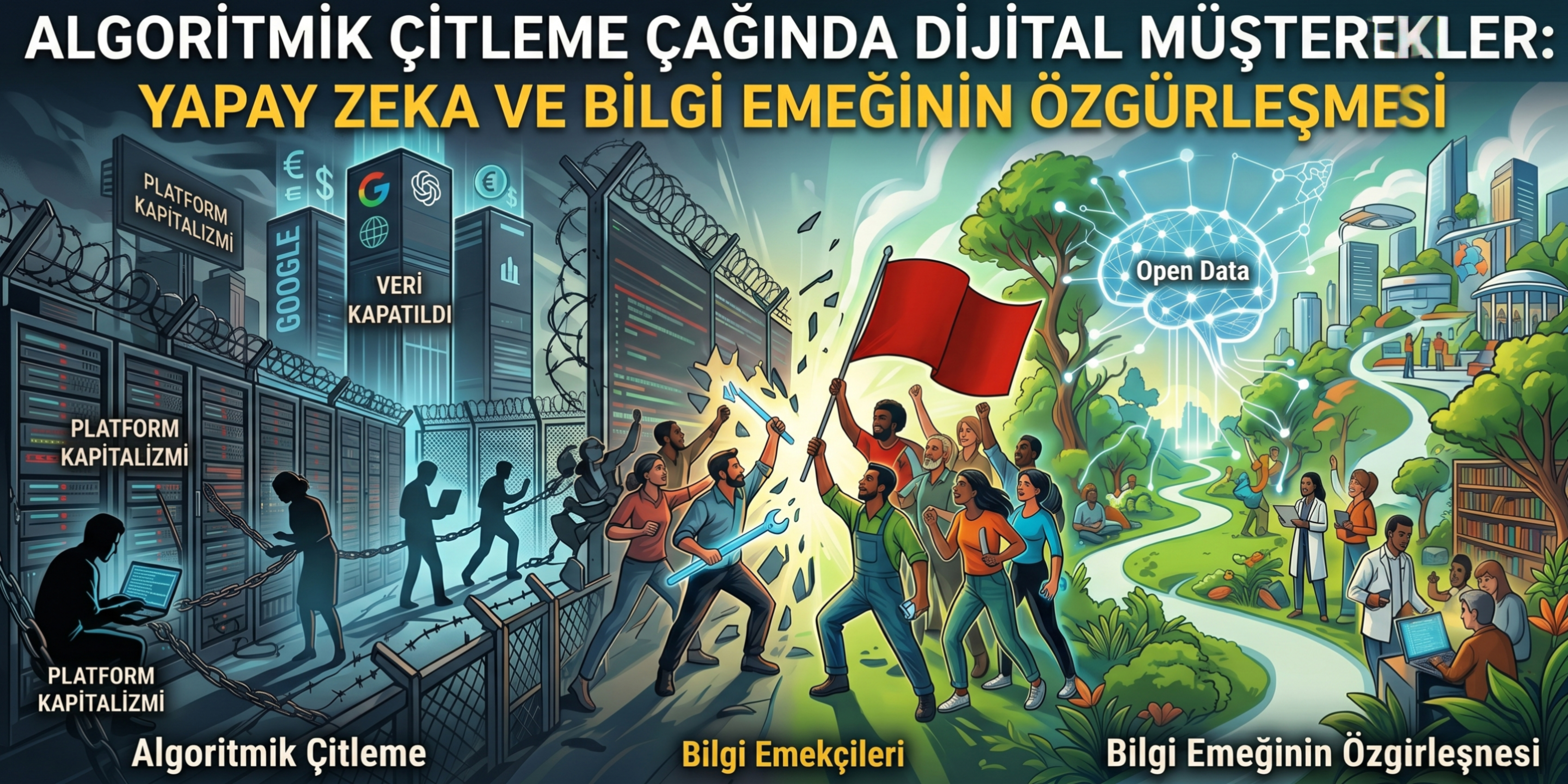 Algoritmik Çitleme Çağında Dijital Müşterekler: Yapay Zeka ve Bilgi Emeğinin Özgürleşmesi