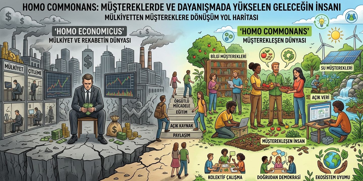 Homo Commonans’ın Şafağı: Dijital Müşterekler ve Organik Aydın Yol Haritası
