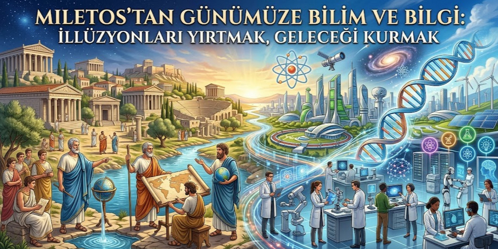Miletos'tan Günümüze Bilim ve Bilgi: İllüzyonları Yırtmak, Geleceği Kurmak