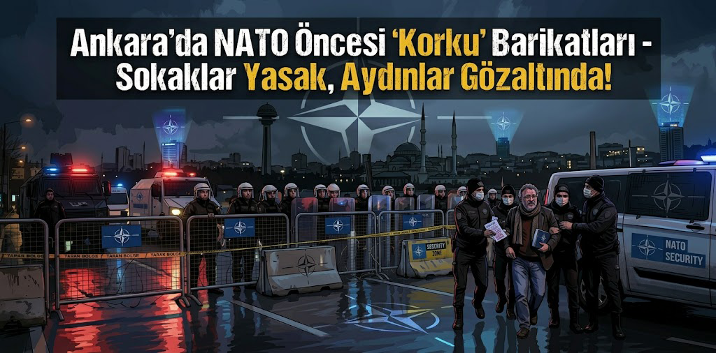 Ankara’da NATO Öncesi 'Korku' Barikatları - Sokaklar Yasak, Aydınlar Gözaltında!