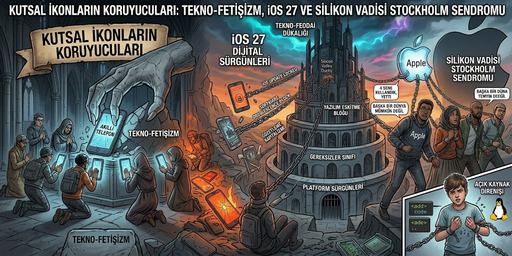 Kutsal İkonların Koruyucuları: Tekno-Fetişizm, iOS 27 ve Silikon Vadisi Stockholm Sendromu